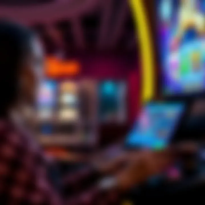 Exploring Game Alternatives While Jackpot Jill Is Unavailable Player browsing alternative slot games on a gaming platform during Jackpot Jill downtime