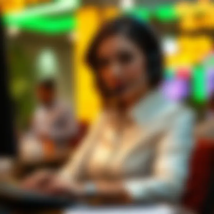 Customer support agent assisting with Jackpot Jill inquiries