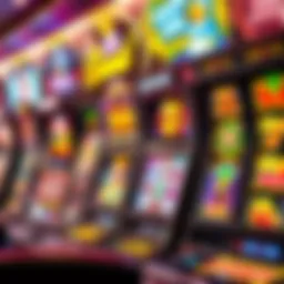 Colorful assortment of online casino slot games with vibrant graphics and engaging themes