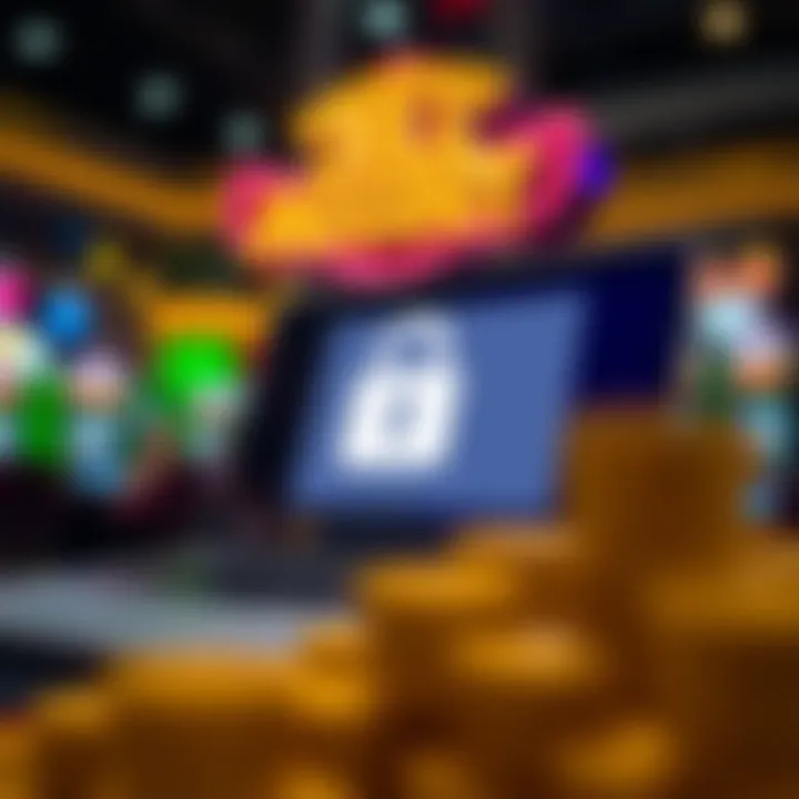 Graphic depicting secure online account removal with emphasis on privacy and data protection