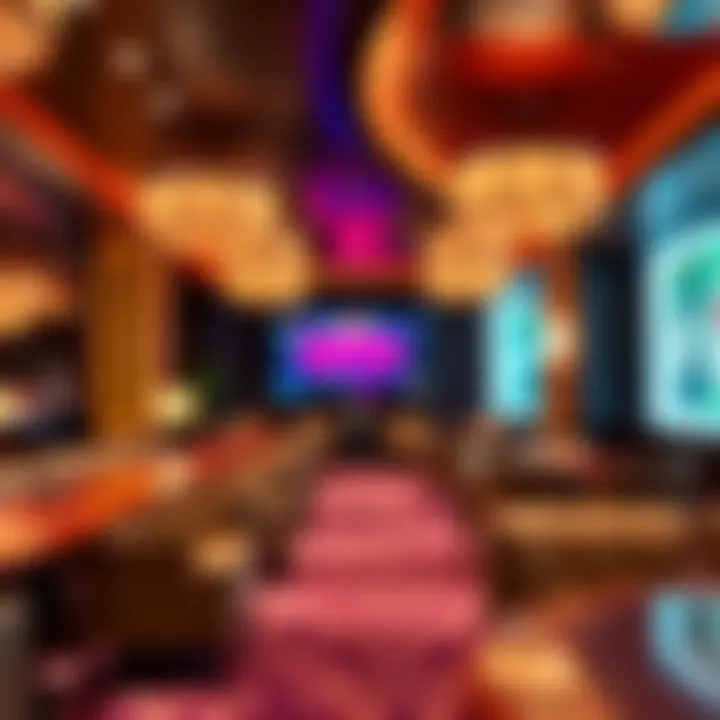 Luxurious VIP lounge with comfortable seating and ambient lighting symbolizing exclusive casino privileges