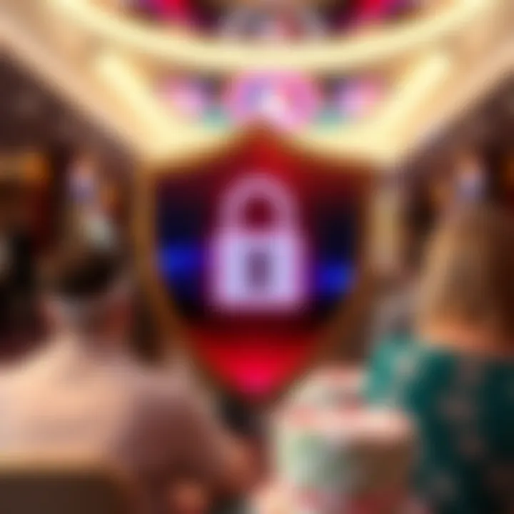 Illustration of security shield emphasizing protection of online login credentials