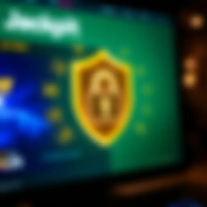 Secure account protection features displayed on Jackpot Jill casino website