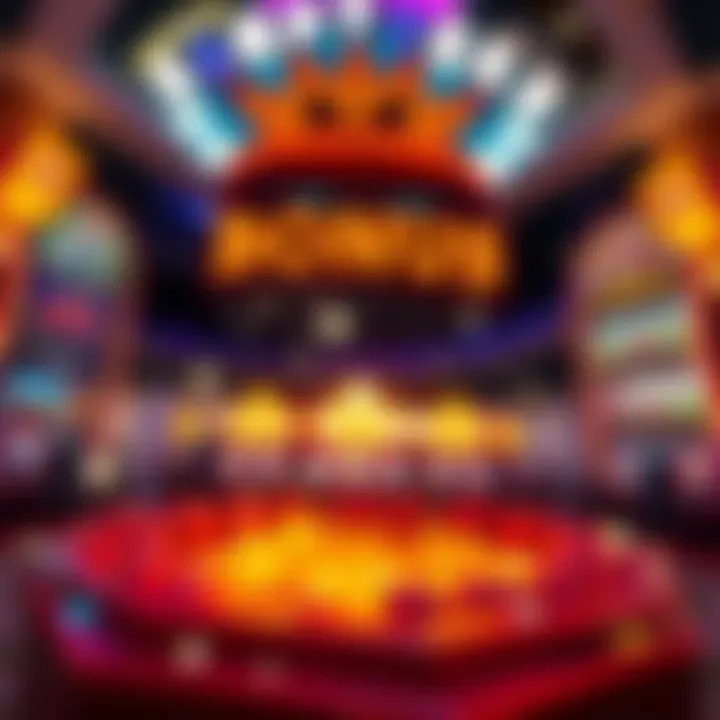 Illustration showing bonus feature activation with sparkling effects around jackpot icons