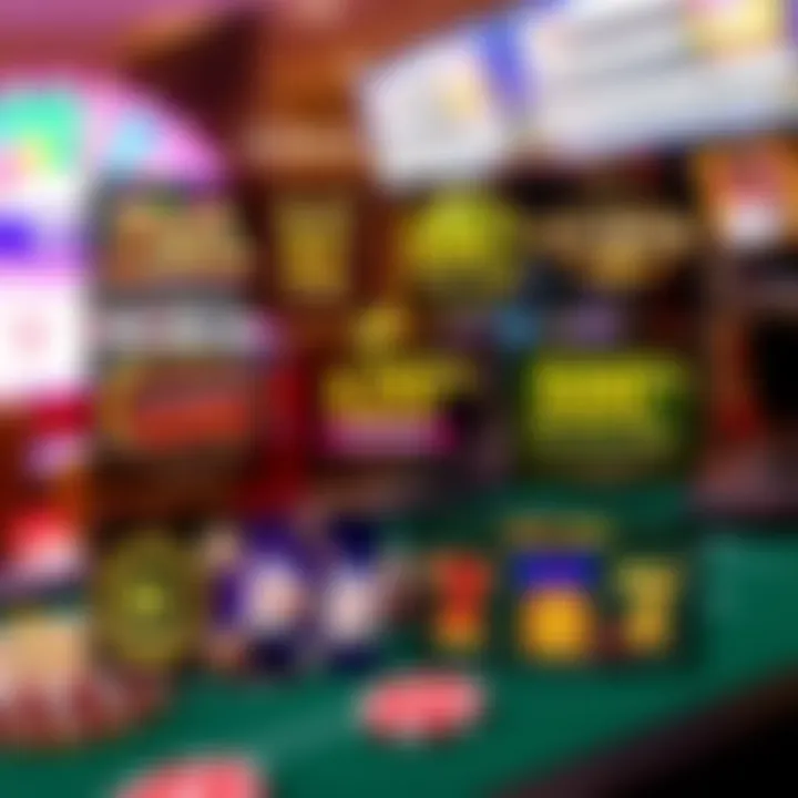 Illustration showing various casino bonus options including welcome bonuses and free spins