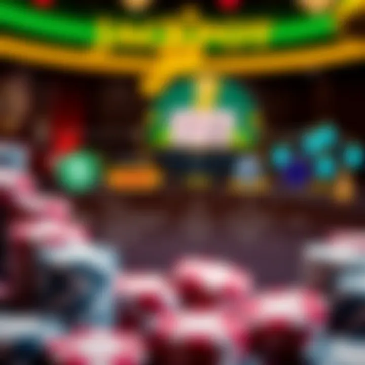 Diagram illustrating the concept of wagering requirements with casino chips and bonus symbols