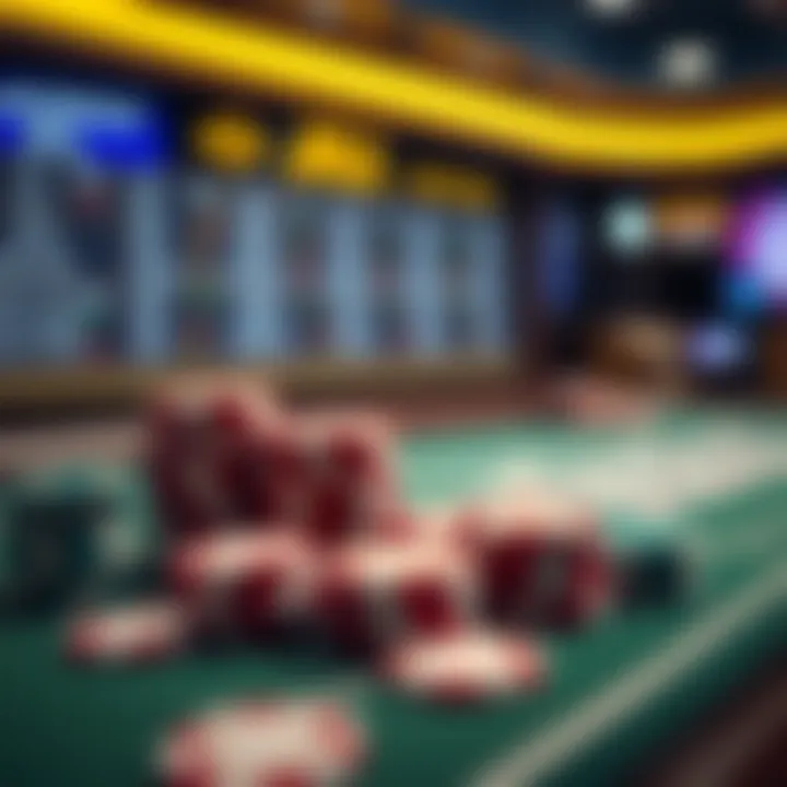 Selection of betting chips and options available in Jackpot Jill Live on a digital casino platform