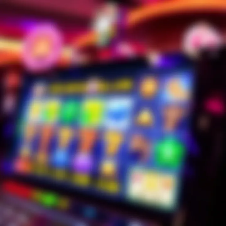 Colorful Jackpot Jill Live slot game interface showcasing reels with vibrant symbols and bonus features