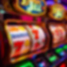 Colorful slot machine reels with jackpot symbols highlighting casino bonus offers