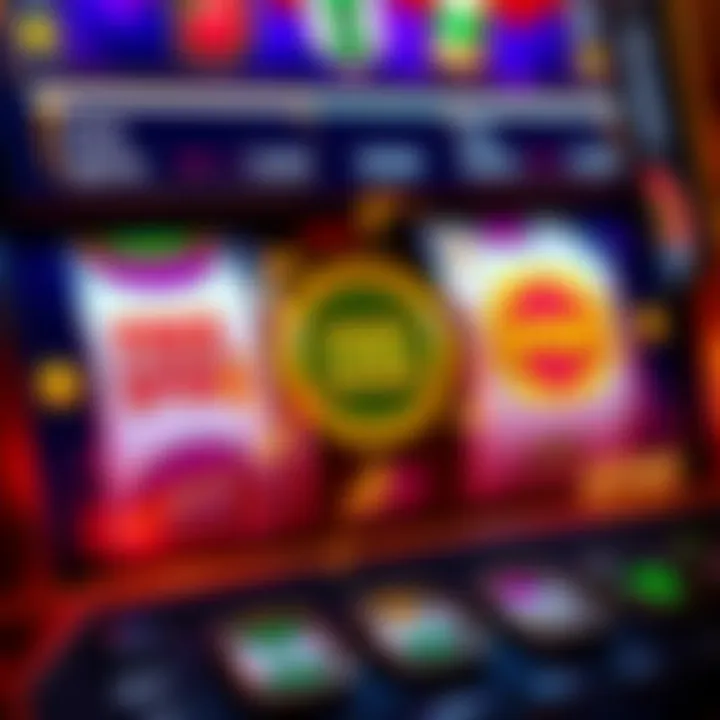 Slot machine reels highlighting free spins feature in an online casino interface