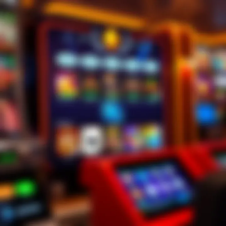 Secure online casino interface with game selection and blockchain security icons