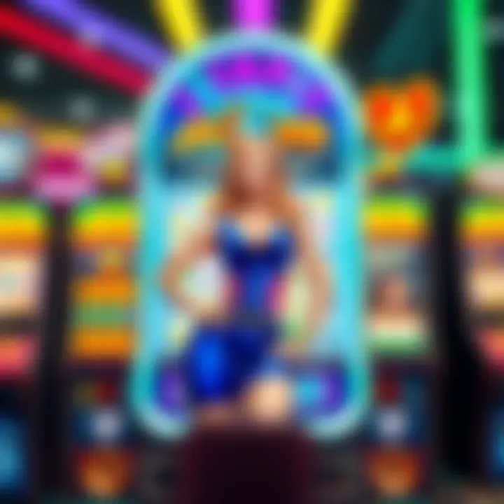 Colorful slot machine featuring Jackpot Jill Vio with engaging features and Australian casino theme