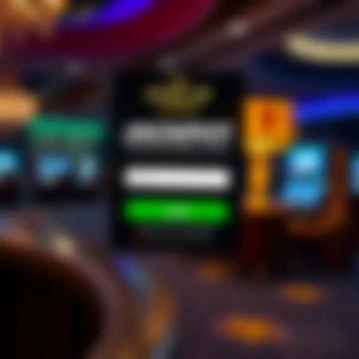 Login interface displaying secure access to Jackpot Jill VIP Casino for Australian players