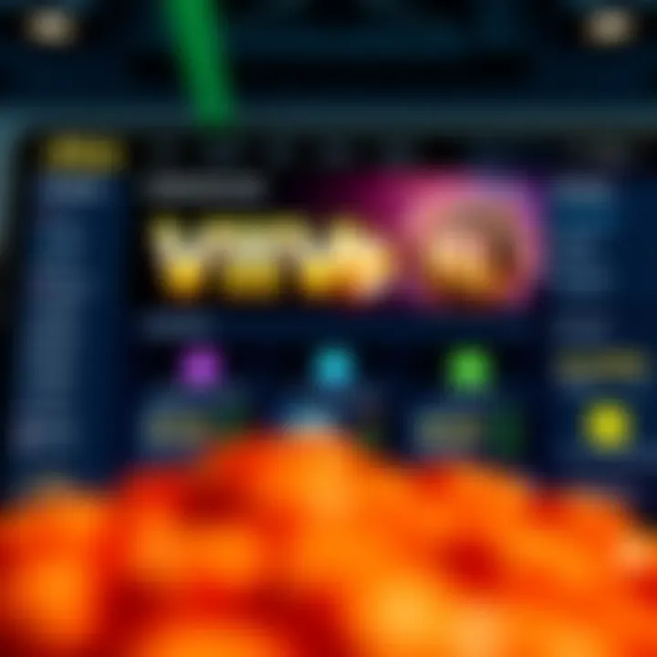 Dashboard displaying Jackpot Jill VIP program benefits and user navigation options