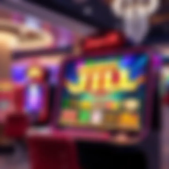 Jackpot Jill VIP Live platform displaying an interactive casino game with vibrant graphics