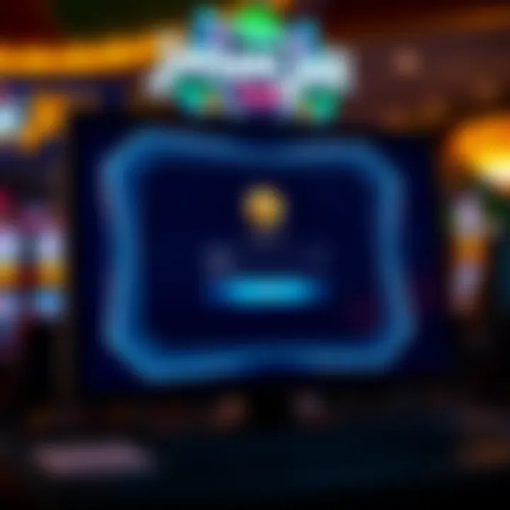 User interface showcasing Jackpot Jill VIP login screen with secure access features