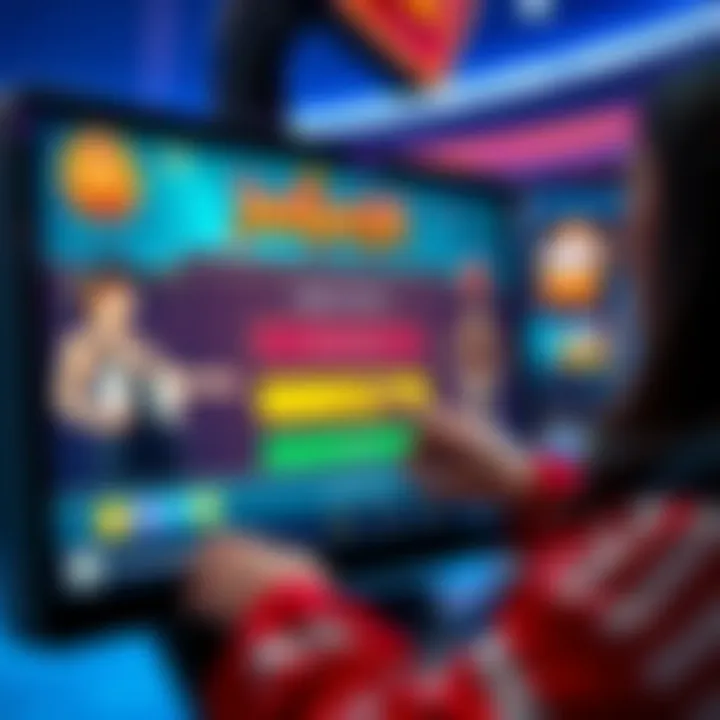 User interacting with Jackpot Jill platform showing login and registration interface designed for Australian players