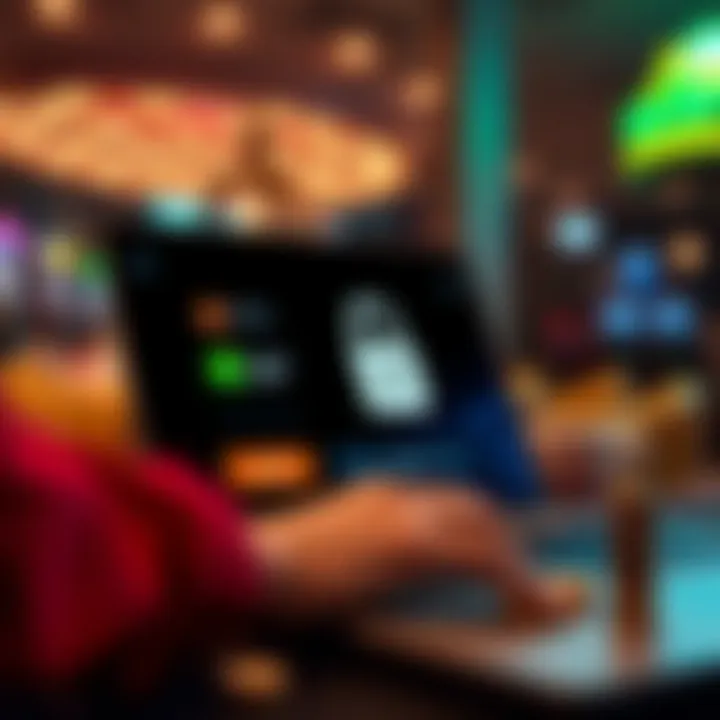 Illustration of a secure online transaction highlighting bonus activation for Australian players