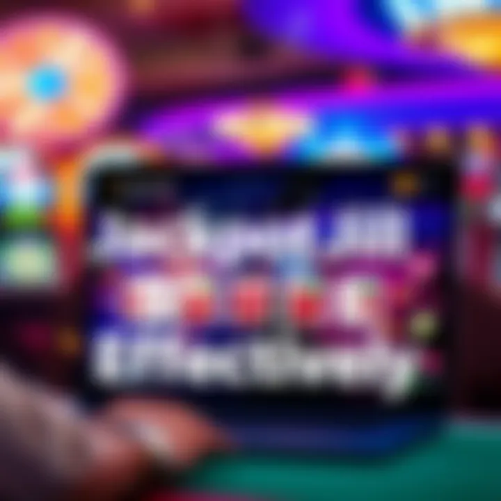 Graphic showing the process of finding and redeeming bonus codes on an online casino platform