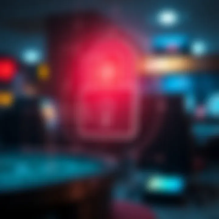 Secure digital lock symbol representing online security and privacy