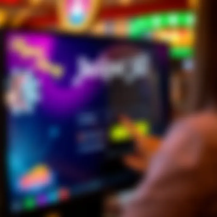 User entering credentials on Jackpot Jill online casino login screen