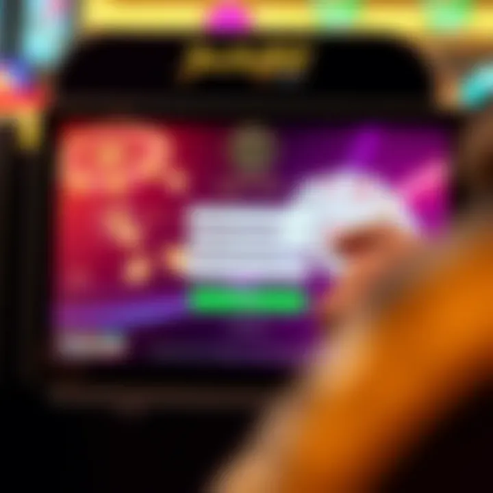 Secure login interface for Jackpot Jill VIP online casino account access