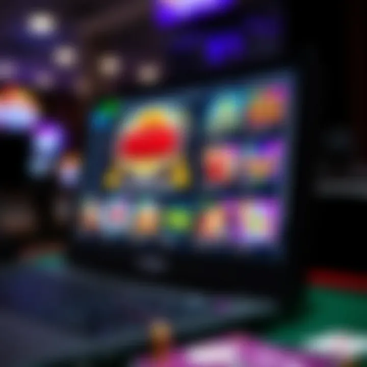 Screen showing online casino bonuses and promotions tailored for Australian players