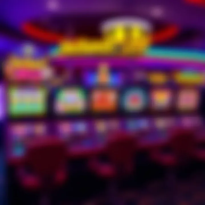 Colorful online gaming interface showcasing various jackpot slot machines with lively graphics