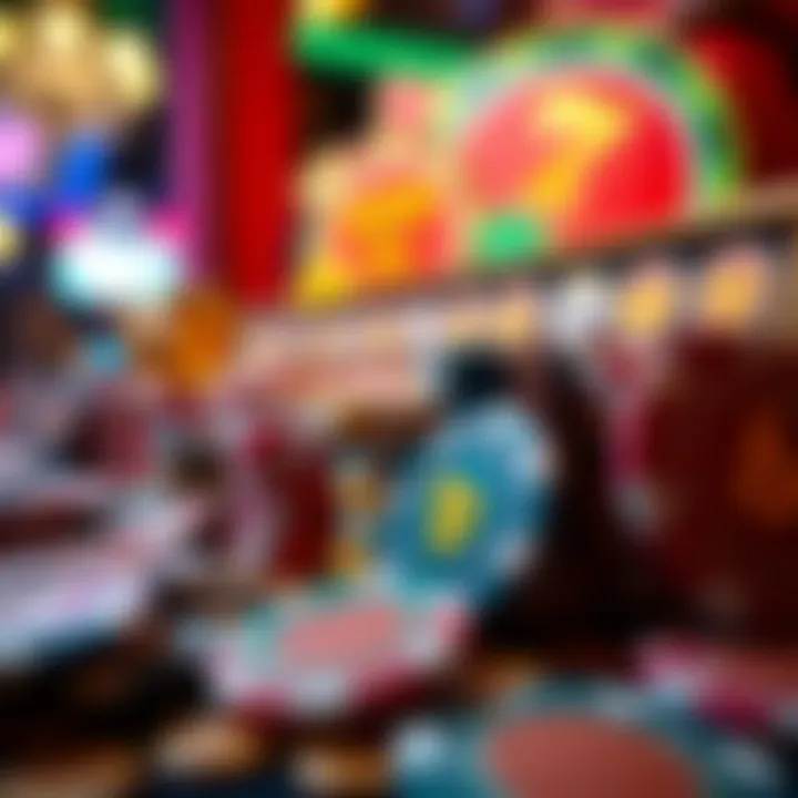 Visualizing Jackpot Jill Bonus Rewards Colorful casino chips and bonus icons representing extra rewards