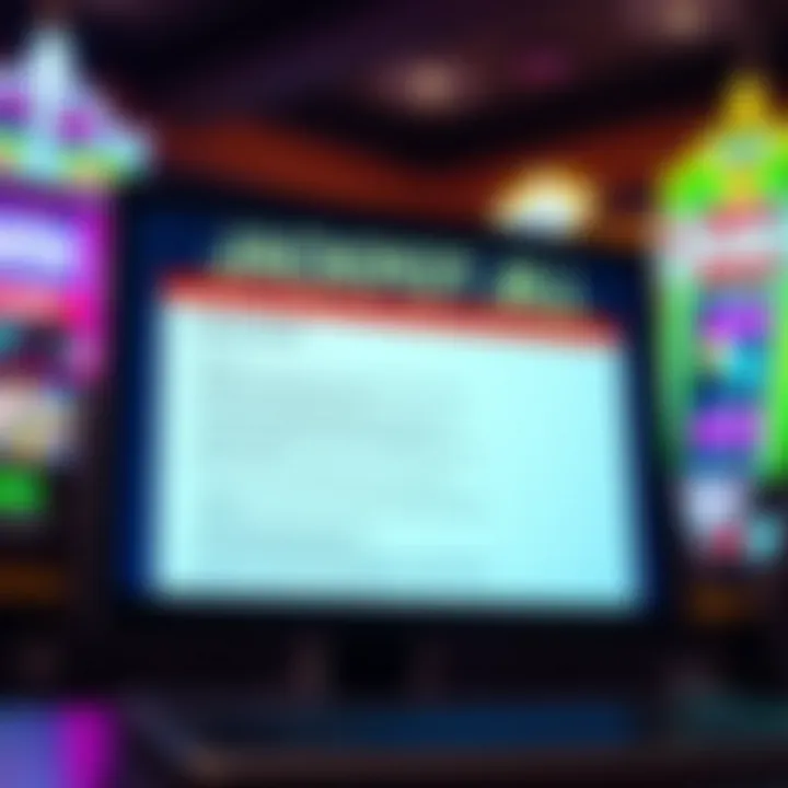 Visual guide highlighting security tips for identifying authentic Jackpot Jill lottery emails on a computer screen