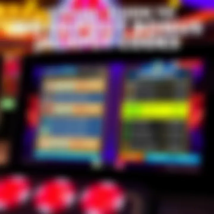 Graphic showing a virtual casino interface with highlighted no deposit bonus codes