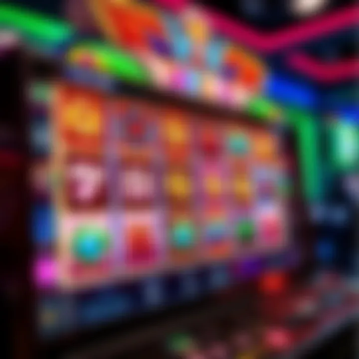 Colorful VIP Jackpot Jill game interface showcasing vibrant reels and bonus icons