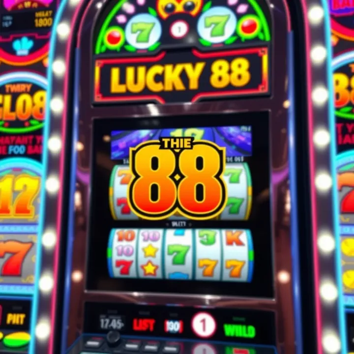 Colorful Lucky 88 pokies slot machine showcasing vibrant symbols and reels