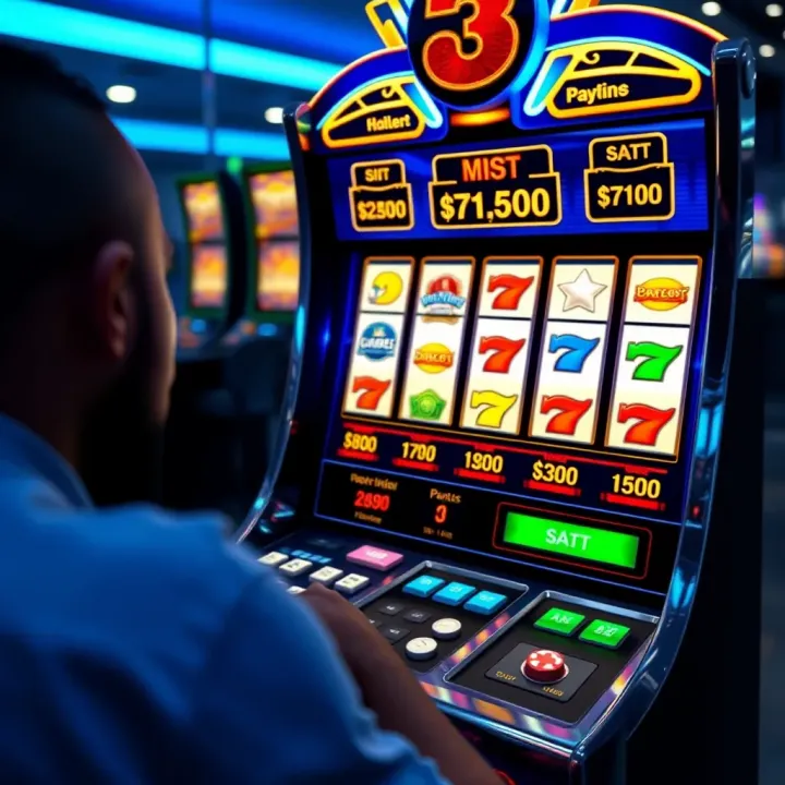 Intuitive Interface of Free Online Pokies Game User-friendly interface showcasing a free online pokies game with clear buttons and payout information