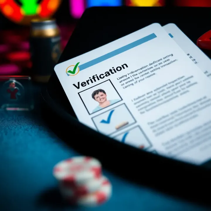 Verification Requirements for Jackpot Jill Withdrawal Security Verification checklist with ID documents and confirmation symbols for secure transaction approvals