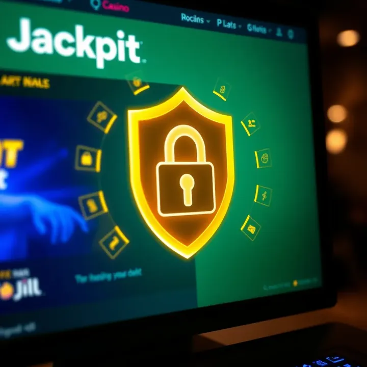 Account Security Features at Jackpot Jill Casino Secure account protection features displayed on Jackpot Jill casino website