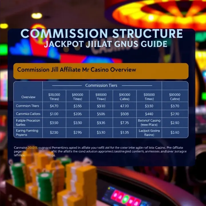 Graphic showing various commission tiers and earning potential in an affiliate program