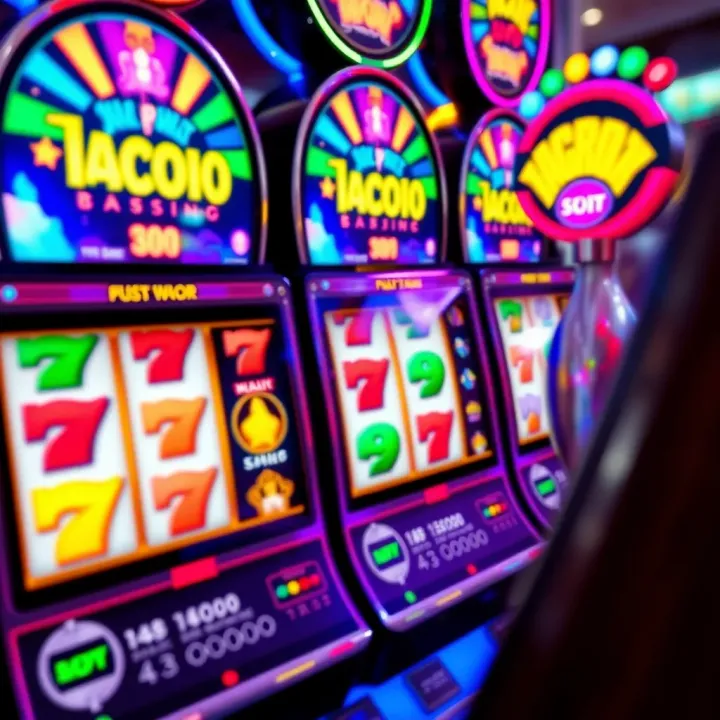 Jackpot Jill Slot Machine Gameplay Showcase Colorful slot machine reels displaying winning combinations at Jackpot Jill casino