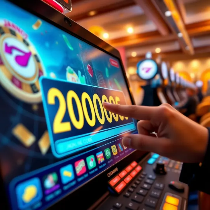 Applying Bonus Codes on Jackpot Jill Platform Illustration of a digital bonus code being applied on an online casino platform interface