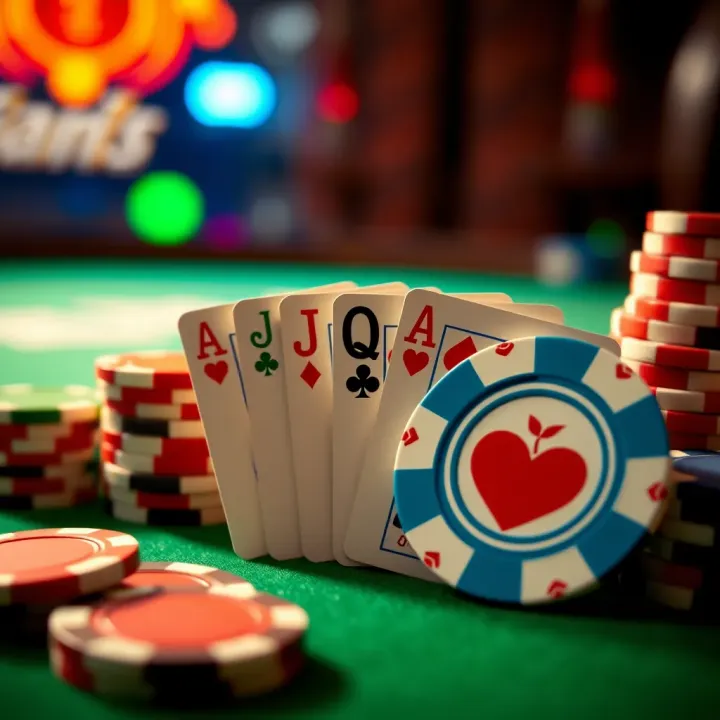Exploring Bonus Opportunities at Jackpot Jill Casino Colorful casino chips and playing cards symbolizing bonus opportunities at Jackpot Jill Casino