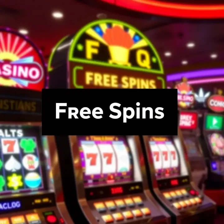 Casino slot machine with glowing reels and vibrant lights