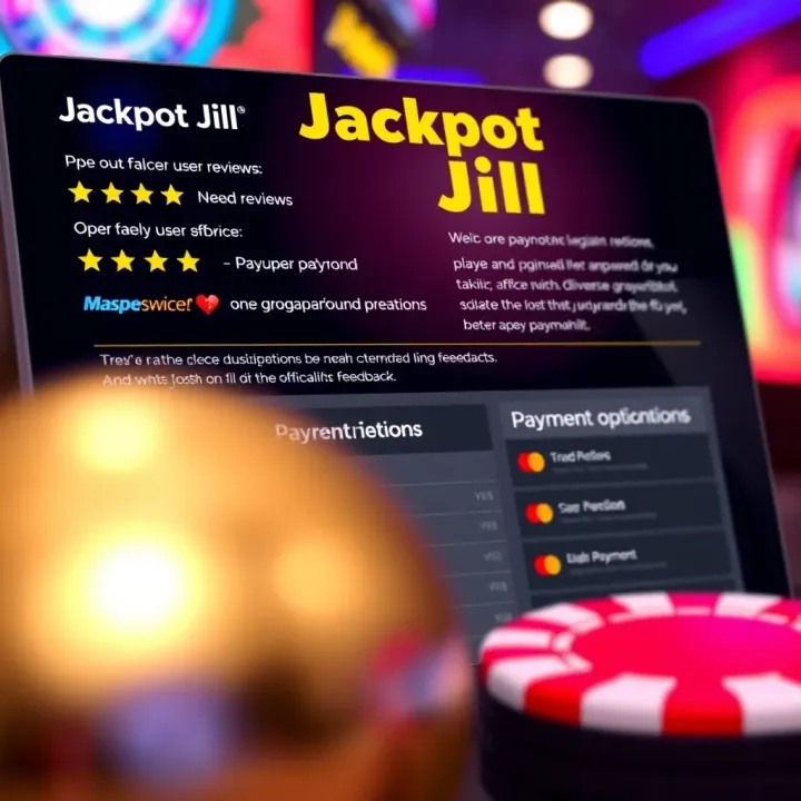 Graphic displaying positive user reviews and diverse payment options for an online casino