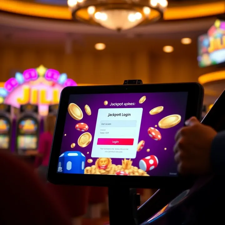 Secure Jackpot Jill login screen on an Australian player's device