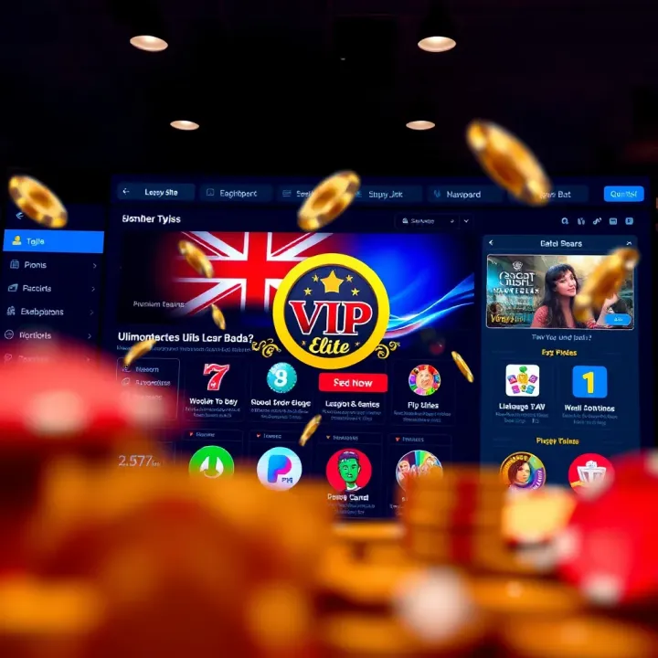 VIP Elite Member Premium Features Dashboard Exclusive dashboard displaying premium features and benefits for VIP Elite members