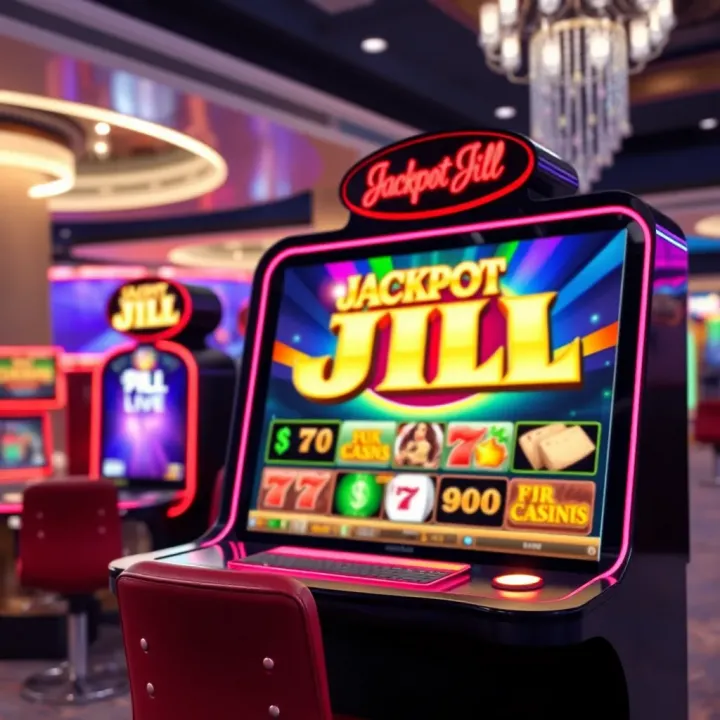 Jackpot Jill VIP Live Interactive Casino Experience Jackpot Jill VIP Live platform displaying an interactive casino game with vibrant graphics