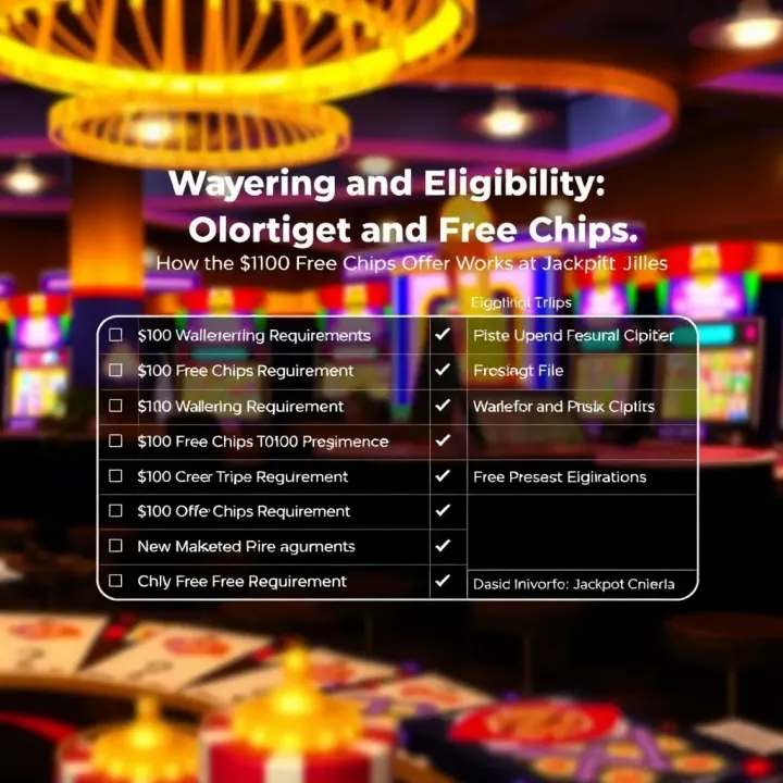 Wagering and Eligibility Overview Graphic showing a checklist with key points on wagering requirements and eligibility criteria