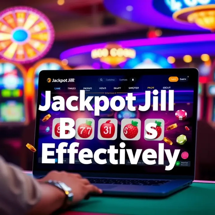 How to Find and Use JackpotJill Bonus Codes Effectively Graphic showing the process of finding and redeeming bonus codes on an online casino platform