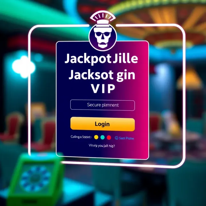 Secure login interface for JackpotJill VIP account to ensure user privacy and data protection