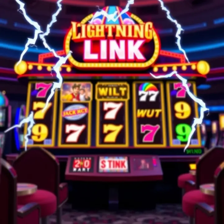 Exciting gameplay screen showcasing Lightning Link online pokies bonus rounds and jackpots