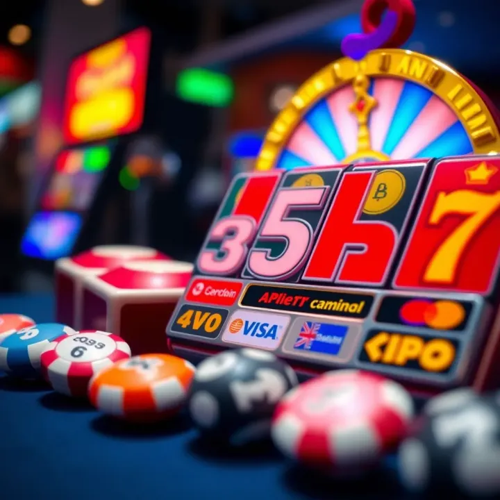 Selection of payment method icons commonly used for online casino deposits and withdrawals